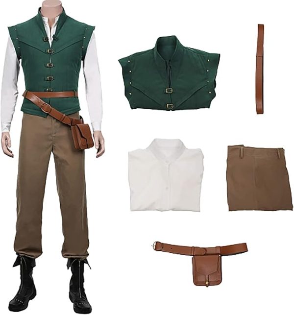 Prince Costume,Prince Cosplay Prince Vest Halloween Unisex Adult