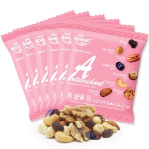 Daily Gourmet Nuts - Unsalted Mixed Nuts Snack Packs/Individually Wrapped Snacks/Nut Snacks/No Peanuts/Healthy Trail Mix Individual Packs/Deluxe Assorted Snacks