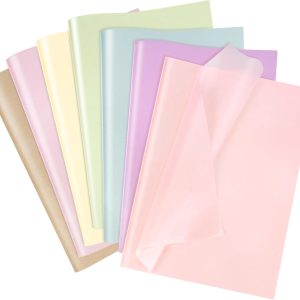 Larcenciel 70 Sheets Tissue Paper, Metallic Gift Tissue Paper for Gift Bags, Gift Wrapping & Packaging, Colorful Gift Wrap Perfect for Birthdays, Holidays, Weddings, Art Crafts, Party Decor,19.7x13.8