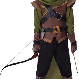 Spooktacular Creations Robin Hood Child Costume, Robin Costume for KIds Boys Halloween Costume Dress Up
