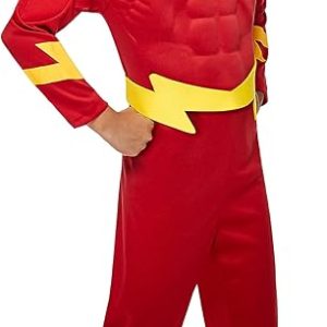 Rubie's DC Comics Deluxe Muscle Chest The Flash Child's Costume