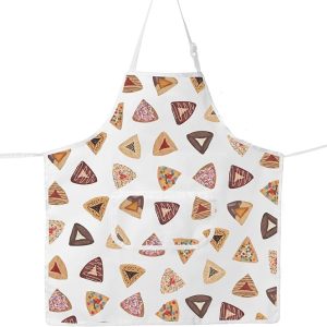 G2TUP Purim Hamantaschen Apron Jewish Cookie Apron Hamentaschen Purim Gift Jewish Baker Apron