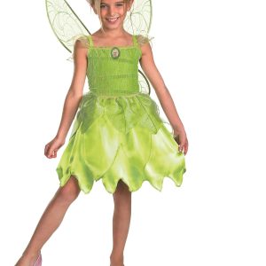 Disguise Disney Tinker Bell and The Fairy Rescue Classic Girls' Costume One Color, Medium/7-8