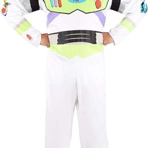 Disguise Mens Toy Story Buzz Lightyear Deluxe Adult Sized Costumes, As Shown, Mens X-Large 42-46 US