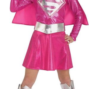 Rubies Child's DC Comics Pink Supergirl Costume, Small