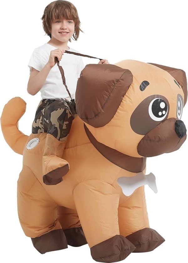 Blow Up Party Costume,Inflatable Costumes for Kids,Dog Inflatable Costume,Halloween Costumes for Boys Girls