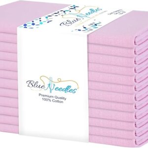 Cloth Napkins - 100% Cotton Set of 12 Dinner Napkins 18x18 inches - Soft, Reusable and Washable Linen Napkins, Ideal for Events, Parties & Everyday Use - Blush Pink