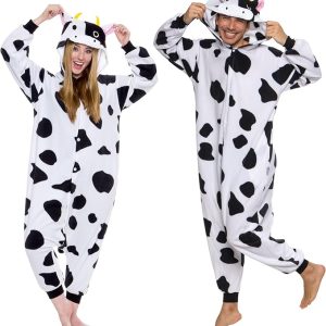 Funziez! Adult Onesie Halloween Costume - Animal and Sea Creature - Plush One Piece Cosplay Suit for Adults, Men and Women