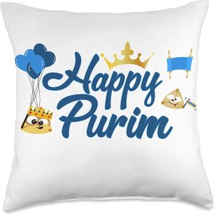 Purim Hamantashen Love Party Throw Pillow
