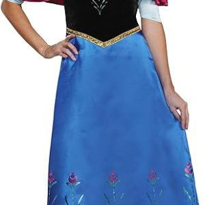 Disguise Women's Frozen Anna Traveling Deluxe Costume