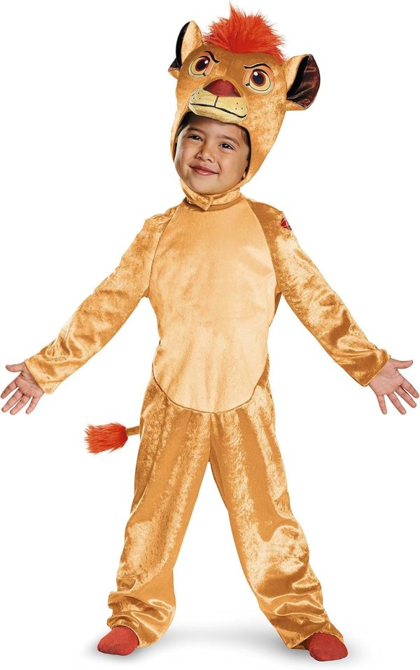 Disguise Disney Junior Kion Lion Guard Toddler Boys' Costume Orange, L (4-6)