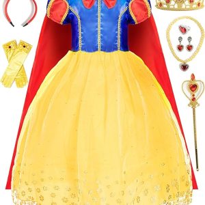 Funna Costume Princess Dress for Toddler Girls with Accessories