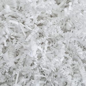 MagicWater Supply - 2 LB - White - Crinkle Cut Paper Shred Filler great for Gift Wrapping, Basket Filling, Birthdays, Weddings, Anniversaries, Valentines Day, and other occasions