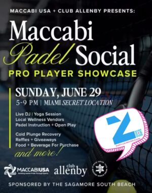 Club Allenby and Maccabi USA host padel social in Miami