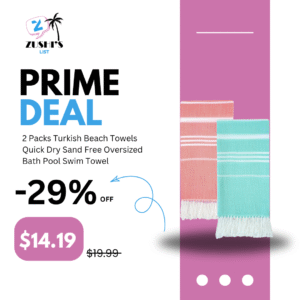 2 Packs Turkish Beach Towels Quick Dry Sand Free Oversized Bath Pool Swim Towel Extra Large XL Big Blanket Adult Travel Essentials Cruise Accessories Must Haves Clearance Vacation Stuff