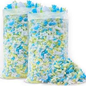 10lbs Shredded Memory Foam Filling for Bean Bag Filler, Premium Soft Filling,Without Added Gel Particles,Very Suitable for Filling Bean Bags and Pillows