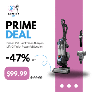 Bissell Pet Hair Eraser Allergen Lift-Off with Powerful Suction, HEPA, Tangle-Free Brush Roll, 39883