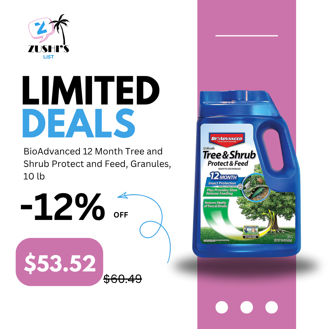 BioAdvanced 12 Month Tree and Shrub Protect and Feed, Granules, 10 lb, Insect Killer and Fertilizer & Plant Food