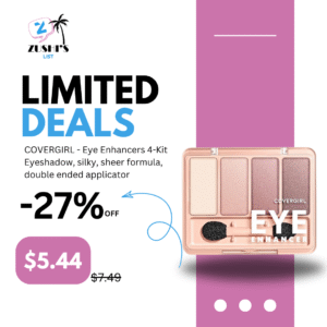 COVERGIRL - Eye Enhancers 4-Kit Eyeshadow, silky, sheer formula, double ended applicator, 100% Cruelty-free