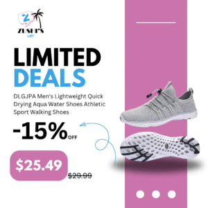 DLGJPA Men's Lightweight Quick Drying Aqua Water Shoes Athletic Sport Walking Shoes