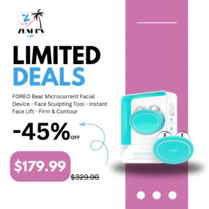 FOREO Bear Microcurrent Facial Device - Face Sculpting Tool - Instant Face Lift - Firm & Contour - Non-Invasive - Increases Absorption of Facial Skin Care Products - Mint