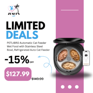 PETLIBRO Automatic Cat Feeder Wet Food with Stainless Steel Bowl, Refrigerated Auto Cat Feeder with Semiconductor Cooling, 3 Fresh Meals for 3 Days, App-Controlled Pet Food Dispenser, Easy to Clean