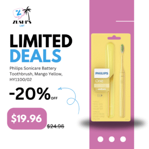 Philips Sonicare Battery Toothbrush, Mango Yellow, HY1100/02