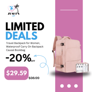 Travel Backpack for Women, Waterproof Carry On Backpack Causal Bookbag