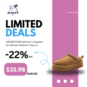 DREAM PAIRS Women's Slippers for Women Platform Slip-on