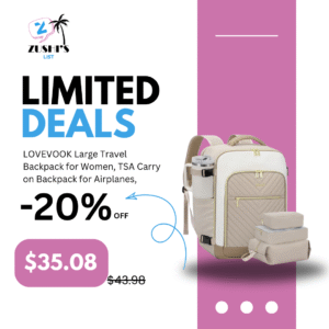 LOVEVOOK Large Travel Backpack for Women, TSA Carry on Backpack for Airplanes, 40L Personal Item Travel Bag for Women fits 17" Laptop,Waterproof Carry on Bag Airplane Approved with 3 Packing Cubes