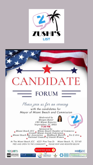 Candidates Forum for Miami Beach