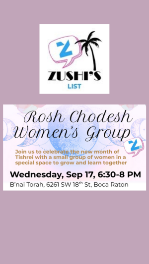 Rosh Chodesh Women’s Group