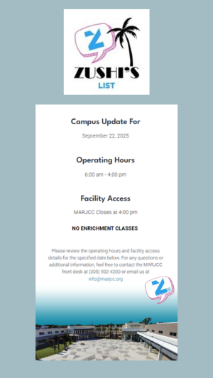 Erev Rosh Hashana Hours