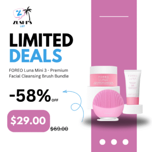 FOREO Luna Mini 3 - Premium Facial Cleansing Brush Bundle