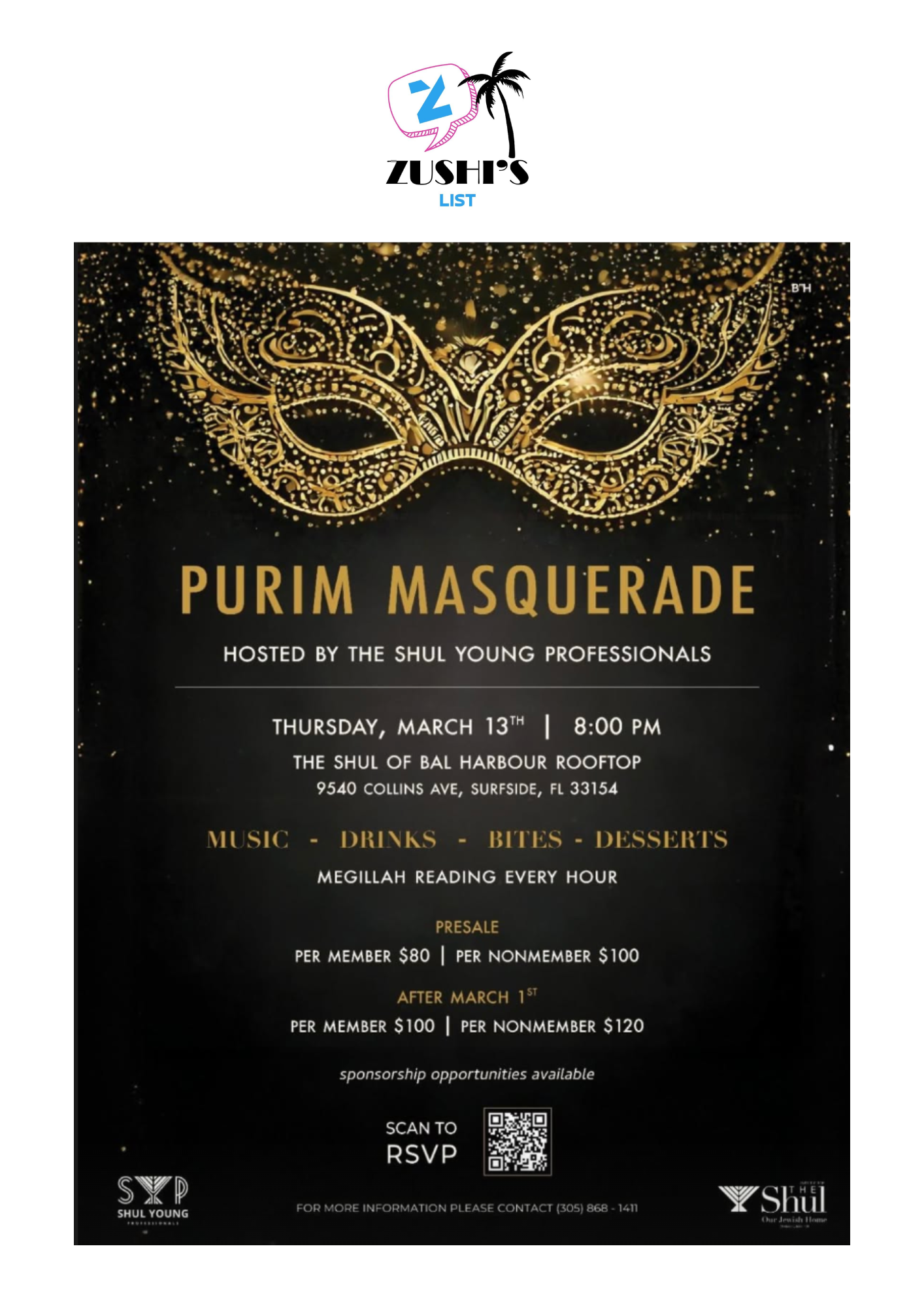 Purim Masquerade