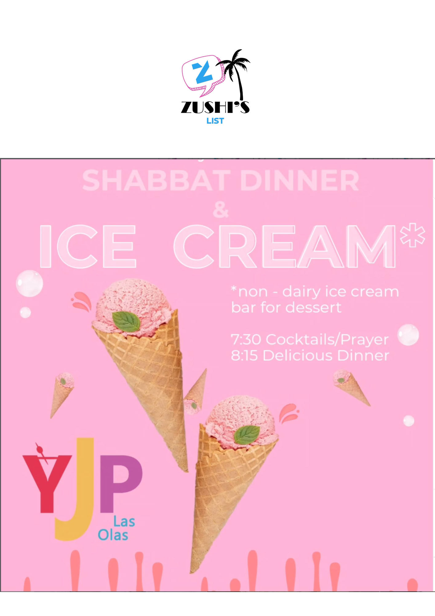 Ice Cream Shabbat