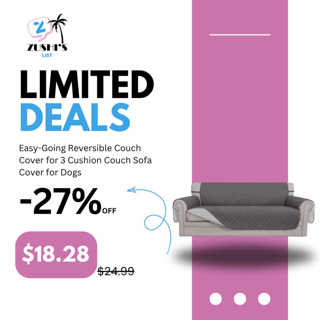 Easy-Going Reversible Couch Cover