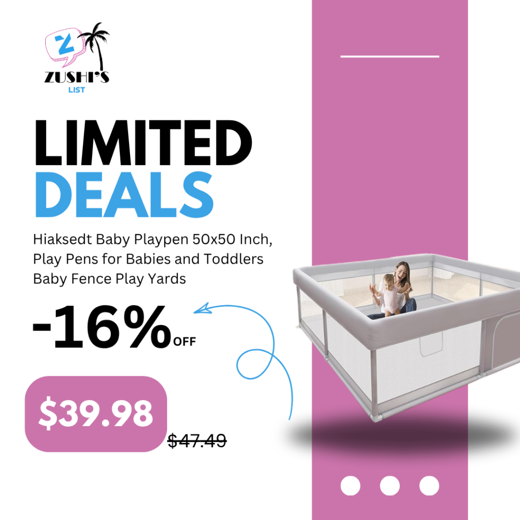 Hiaksedt Baby Playpen