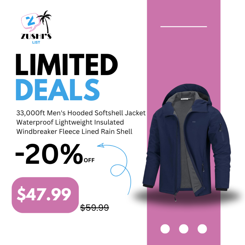 33,000ft Men's Hooded Softshell