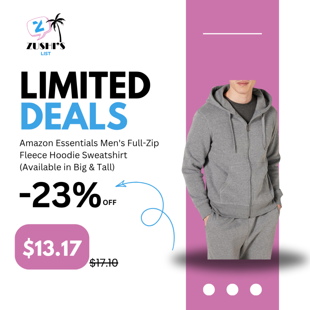 Full-Zip Fleece Hoodie