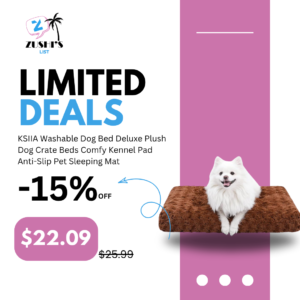 KSIIA Washable Dog Bed