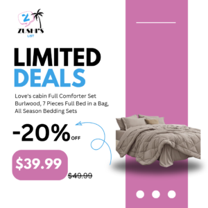Love's cabin Full Comforter Set