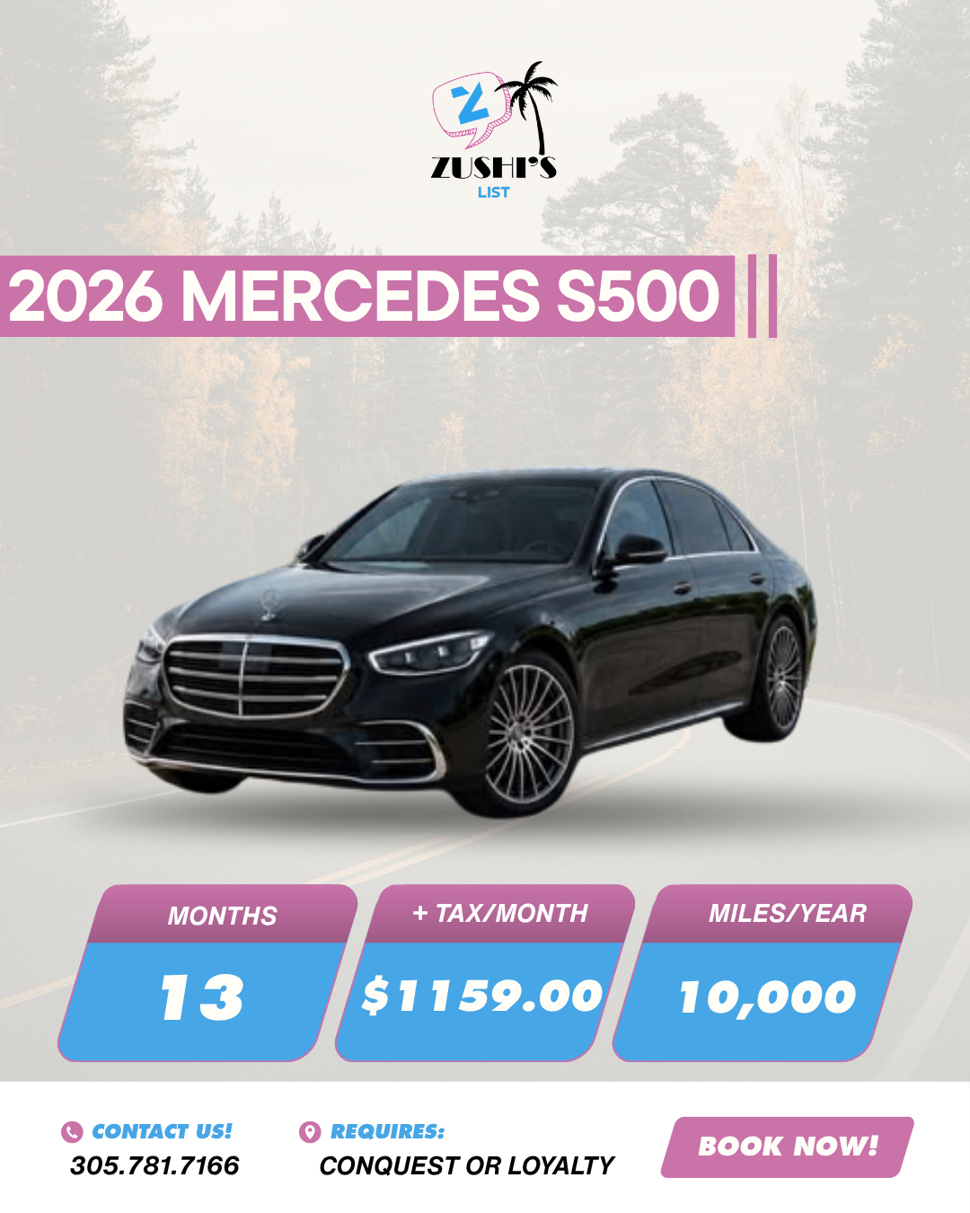 2026 MERCEDES S500