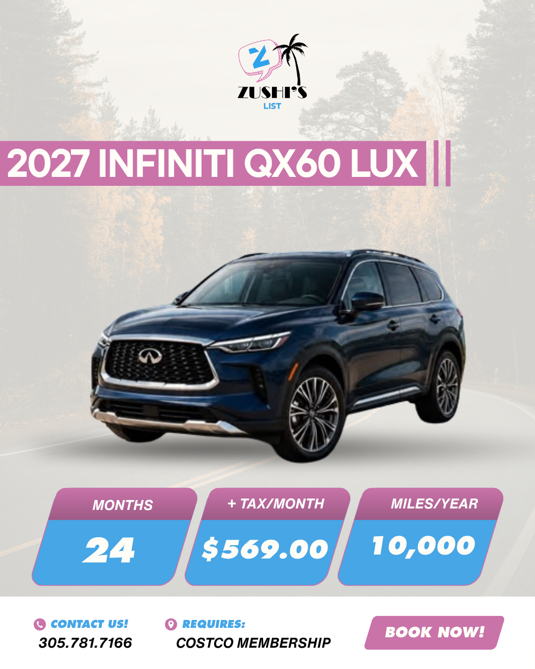 2027 INFINITI QX60 LUx