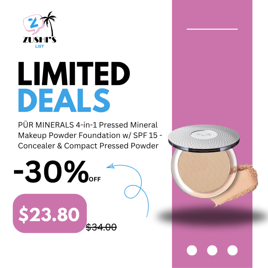 Pressed Mineral Makeup Powder Foundation