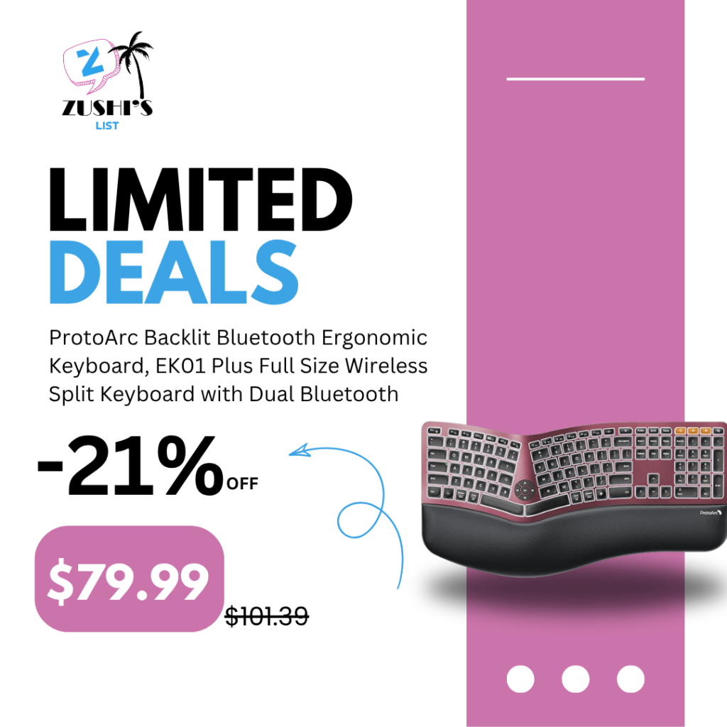 Bluetooth Ergonomic Keyboard