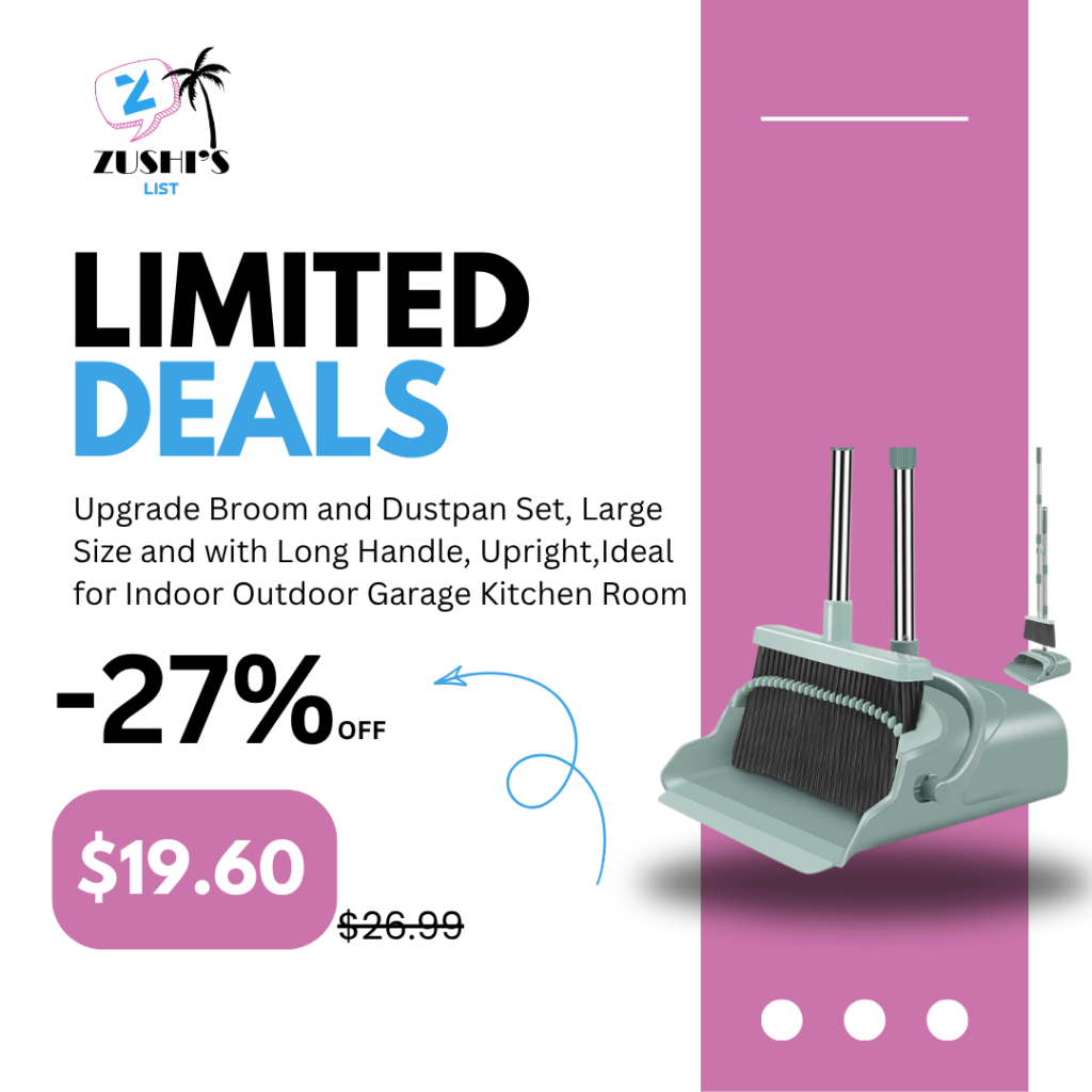 Broom and Dustpan Set