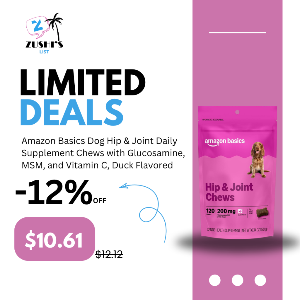 Dog Hip & Joint Daily Supplement Chews