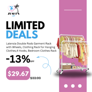 Double Rods Garment Rack