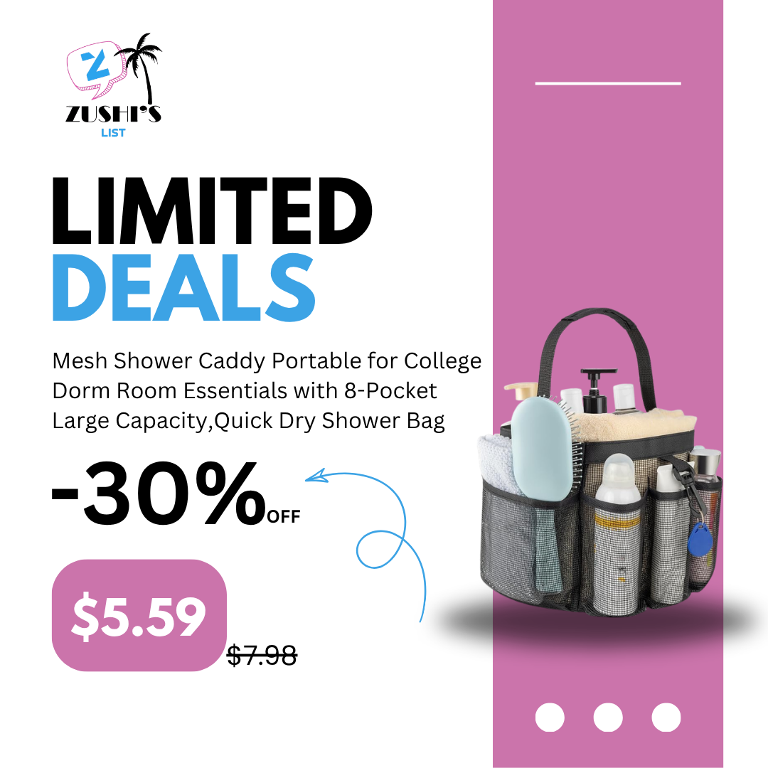Mesh Shower Caddy Portable